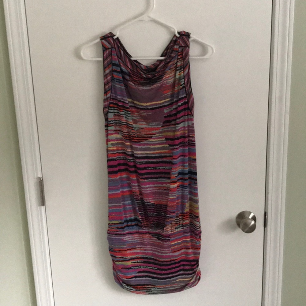 BCBG Maxazria Multicolored Tank Dress